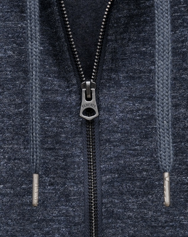 FAHERTY BRAND (եƥ ֥) ֥˥å ե른å աǥ ѡ ߤͥӡ  Double Knit Zip Hoodie Navy