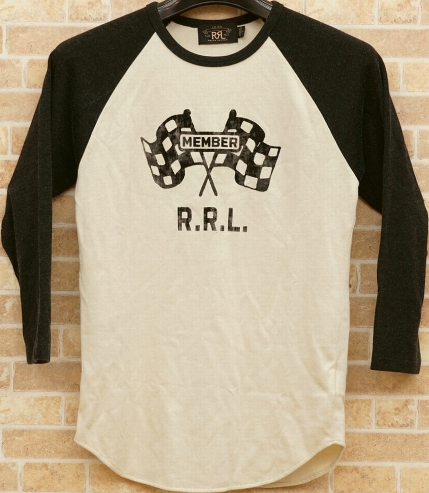 ダブルアールエル) RRL ジャージー ベースボール Tシャツ メンズ 