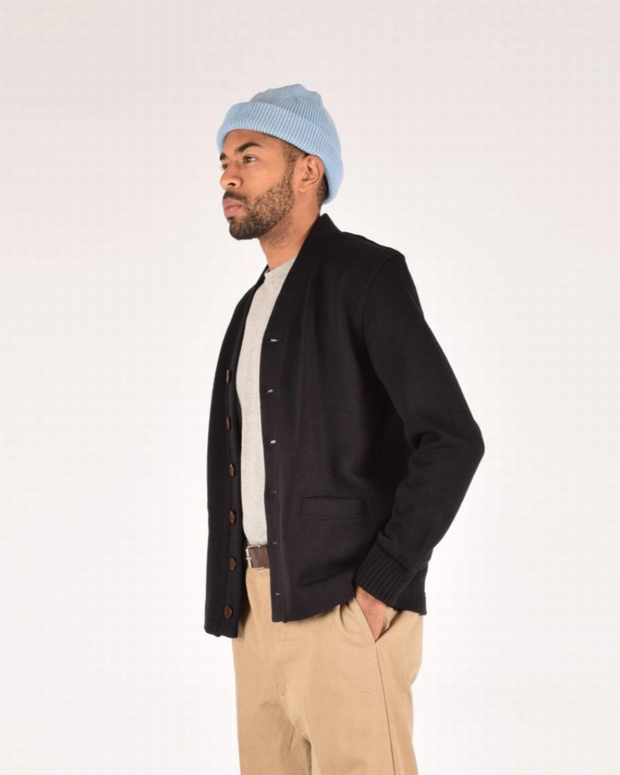 Dehen 1920(�ǡ��إ�) ���饷�å� �����ǥ����� �֥�å� ��� ����ꥫ�� Classic Cardigan Black