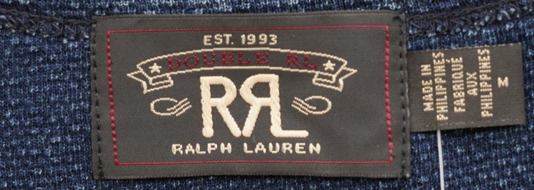 (֥륢륨) RRL ǥ åȥ إ꡼ Ⱦµ   Indigo Cotton Henley Shirt