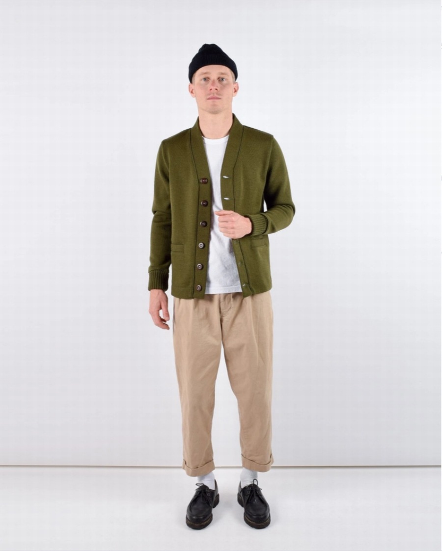 Dehen 1920(ǡإ) 饷å ǥ ꡼  ꥫ Classic Cardigan Loden