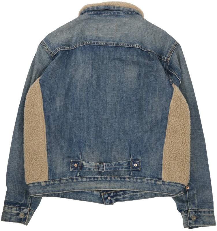 (���֥륢���륨��) RRL �ǥ˥� ���ꥺ�꡼ ���㥱�å� ��� Denim Grizzly Jacket