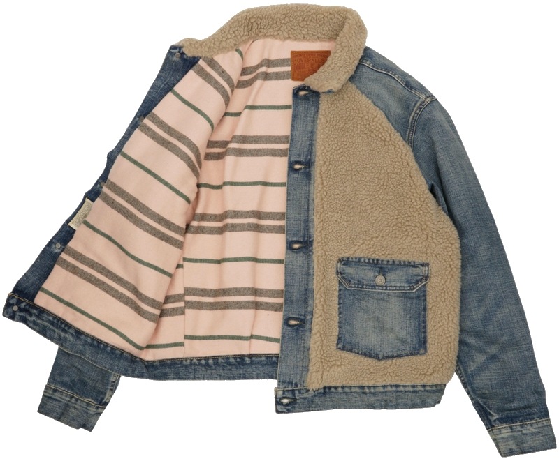 (���֥륢���륨��) RRL �ǥ˥� ���ꥺ�꡼ ���㥱�å� ��� Denim Grizzly Jacket