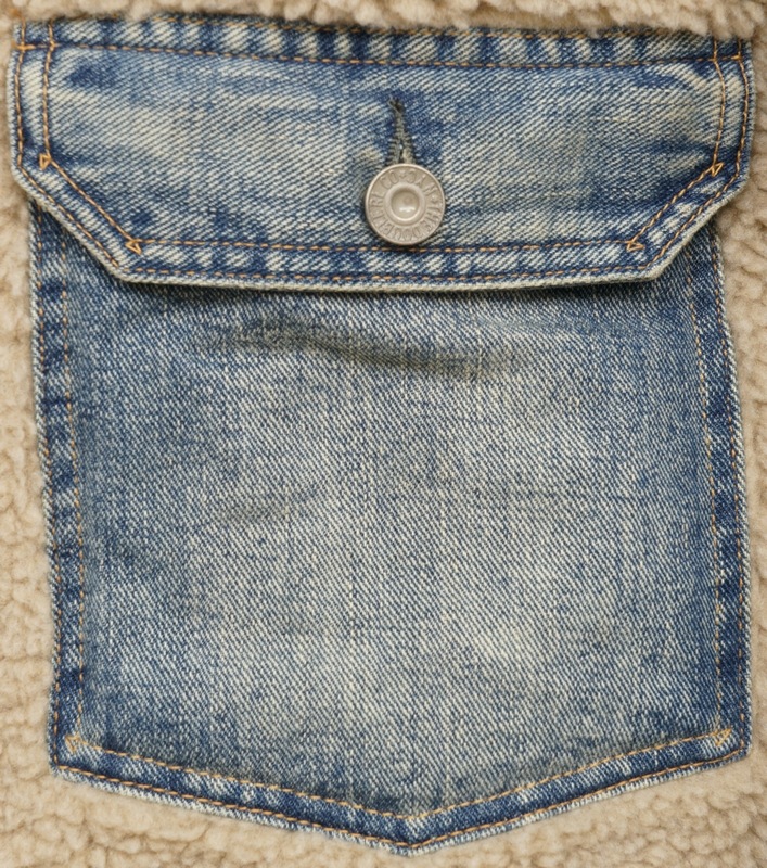 (���֥륢���륨��) RRL �ǥ˥� ���ꥺ�꡼ ���㥱�å� ��� Denim Grizzly Jacket