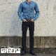 �ڰ��������ʡ�(���֥륢���륨��) RRL ���åȥ�֥��� �������� �֥롼 ��� Cotton-Blend Work Shirt