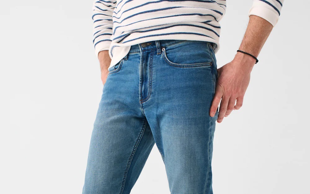 FAHERTY BRAND (եƥ ֥) ȥå ƥ꡼ 5ݥå ѥ  Stretch Terry Indigo 5 Pocket