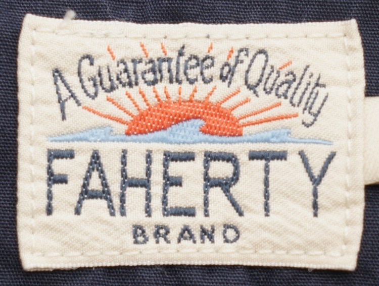 FAHERTY BRAND (�ե���ƥ� �֥���) ����ꥫ�����åȥ���� �إ�꡼ ���ߤ�ͥ��ӡ� ��� Slub Cotton Henley Navy Heather