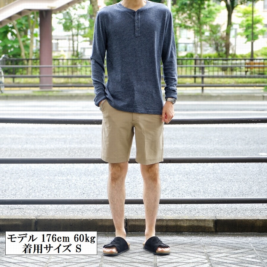 FAHERTY BRAND (�ե���ƥ� �֥���) ����ꥫ�����åȥ���� �إ�꡼ ���ߤ�ͥ��ӡ� ��� Slub Cotton Henley Navy Heather