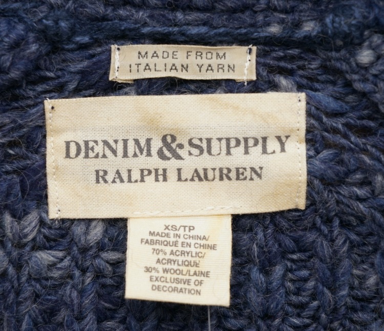 ���ե������ Denim&Supply �ǥ˥�����ץ饤 �����ꥢ�� ������ ���硼�륫�顼 �����ǥ����� ��� Shawl Cardigan