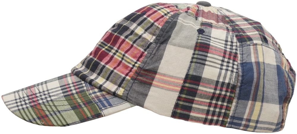 (���ե������) Ralph Lauren �ѥå���� �ޥɥ饹 �ܡ��� ����å� ˹�� ��� ��˥��å��� Patchwork Madras Ball Cap