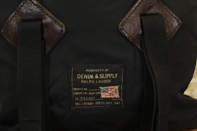 ���ե������ DENIM&SUPPLY �ǥ˥� & ���ץ饤 �ʥ����� �� �쥶�� �Хå��ѥå�