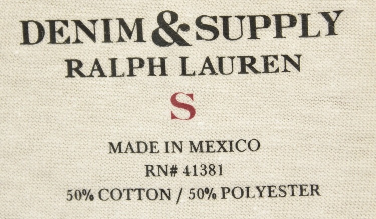 ���ե������ Denim&Supply �ǥ˥�����ץ饤 �ɥ��� ����ǥ����� ȱ���� T����� S