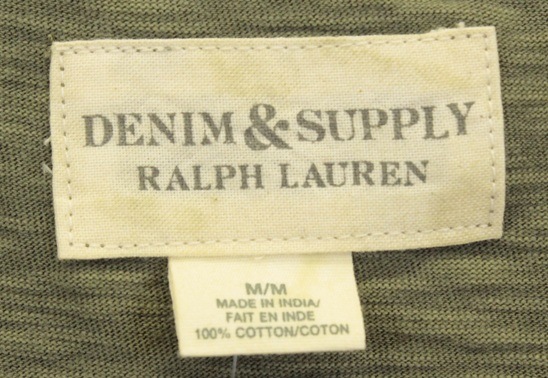 ���ե������ Denim&Supply �ǥ˥�����ץ饤 ����ֿ��� �������� ���ƥ󥷥� �ץ��� T����� XXL