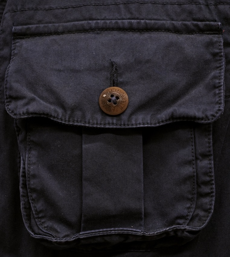 (���ե������) Ralph Lauren ������ơ����ù� �ϥ�ƥ��󥰥��㥱�å� �ߥ����ǥ���� �ͥ��ӡ� M