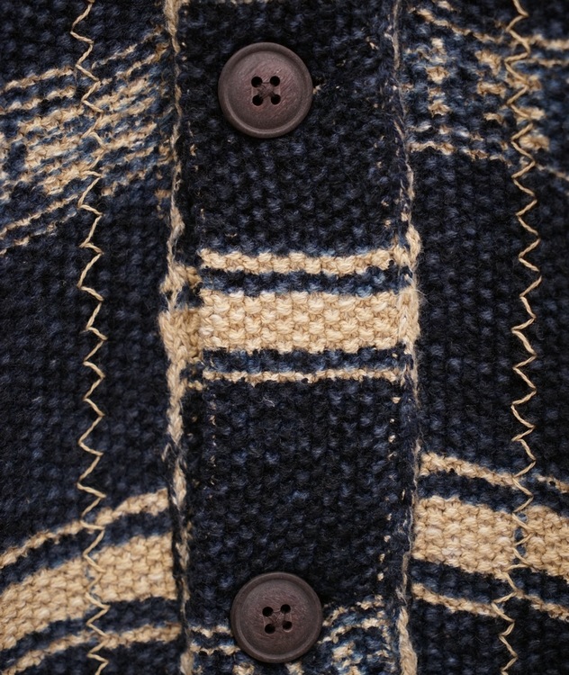 ���ե������ Denim&Supply �ǥ˥�����ץ饤 ���ȥ饤�� �� ���åȥ� ���硼�� �����ǥ����� XL Striped Cotton Shawl Cardigan