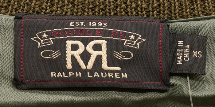 ダブルアールエル) RRL C2 ウール ミリタリー カーディガン XXL Wool 