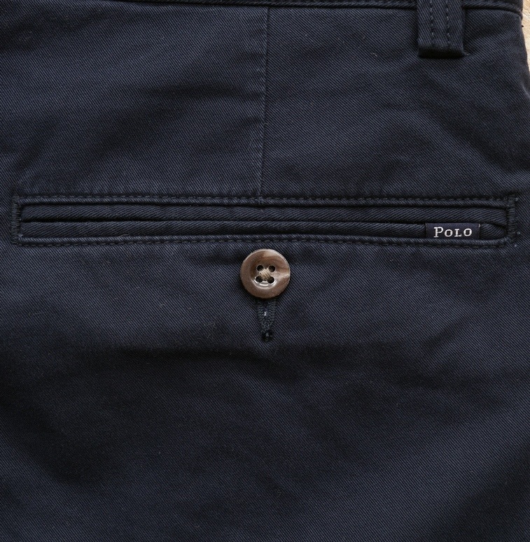 (���ե������) Ralph Lauren ���饷�å� �ե��å� ���� �ͥ��ӡ� �� Classic Fit Chino Navy