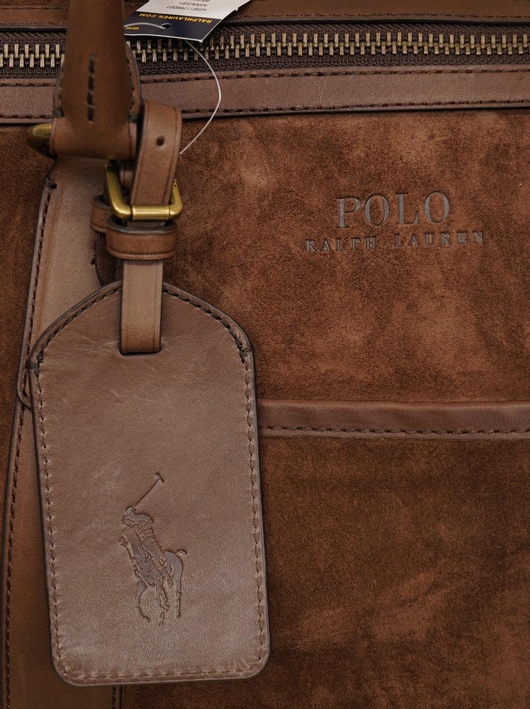 (���ե������) Ralph Lauren �����ꥢ�� ���������� ���åե�Хå� ��� Suede Duffel Bag