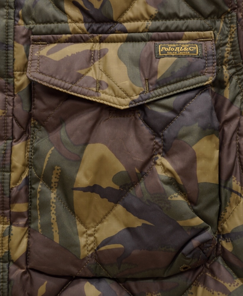 (���ե������) Ralph Lauren ����ƥå� ����ե顼���� �����󥸥㥱�å� S ��� Camouflage Down Jacket