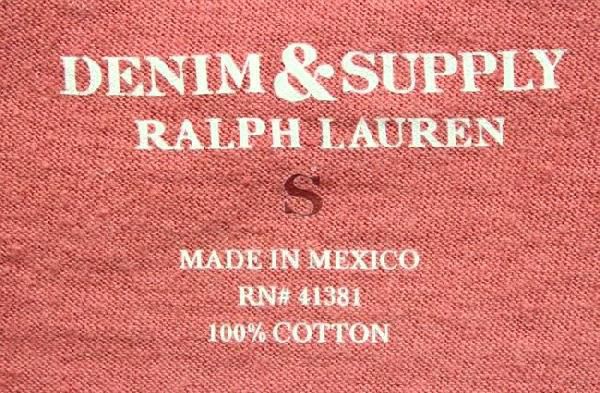 ���� DENIM&SUPPLY �ǥ˥�&���ץ饤 �ȡ����� �ץ���T�����