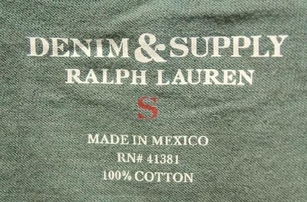 ���� DENIM&SUPPLY �ǥ˥�&���ץ饤 ����������䥷���� �ԥ���ġ�M
