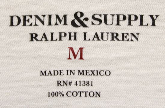 ���� DENIM&SUPPLY �ǥ˥�&���ץ饤 ����ǥ����� ���ƥ󥷥� ���� �ץ��� �ԥ���� ���եۥ磻�� S