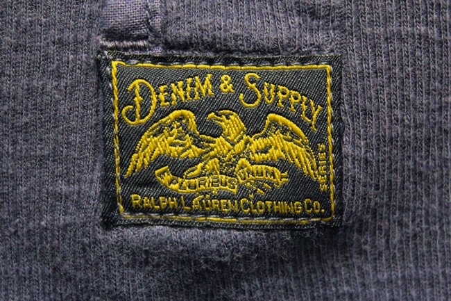 ���ե������ DENIM&SUPPLY �ǥ˥� & ���ץ饤 �إ�꡼�ͥå� Ⱦµ �ԥ���� ��������ѥå� �ͥ��ӡ�
