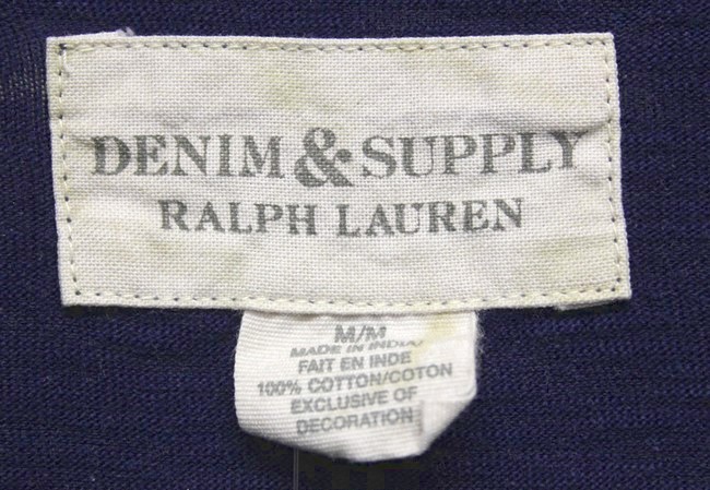 ���ե������ Denim&Supply �ǥ˥�����ץ饤 �����ץ��� �ԥ���� �����å���֥롼