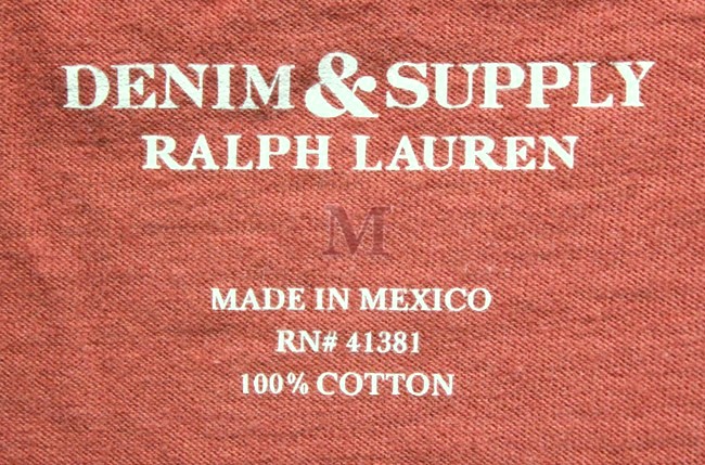 ���ե������ Denim&Supply �ǥ˥�����ץ饤 �������� �ץ��� �ԥ���� �����å���� ��å�