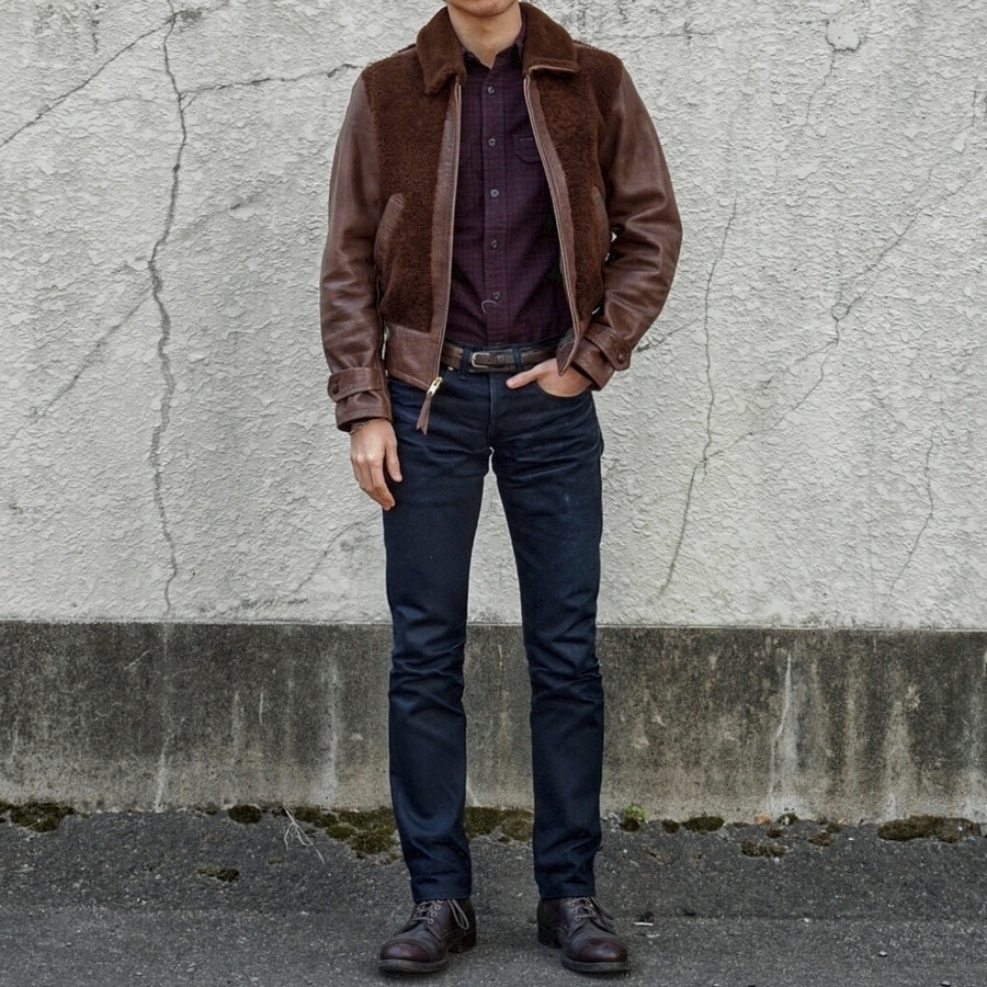 (֥륢륨) RRL Yates 쥶  ꥺ꡼ 㥱å  Shearling Jacket