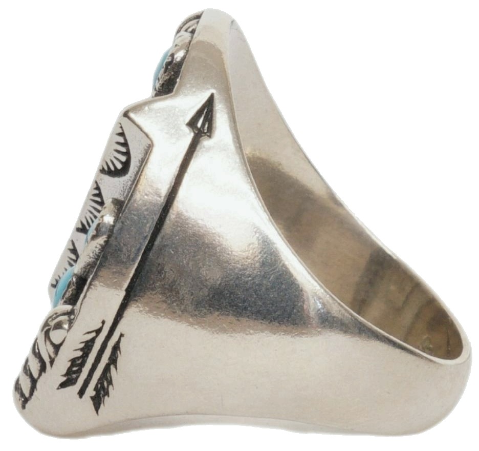 LHN Jewelry(륨 奨꡼) ϥɥᥤ С x    ͥƥ Southwestern Turquoise Ring Silver