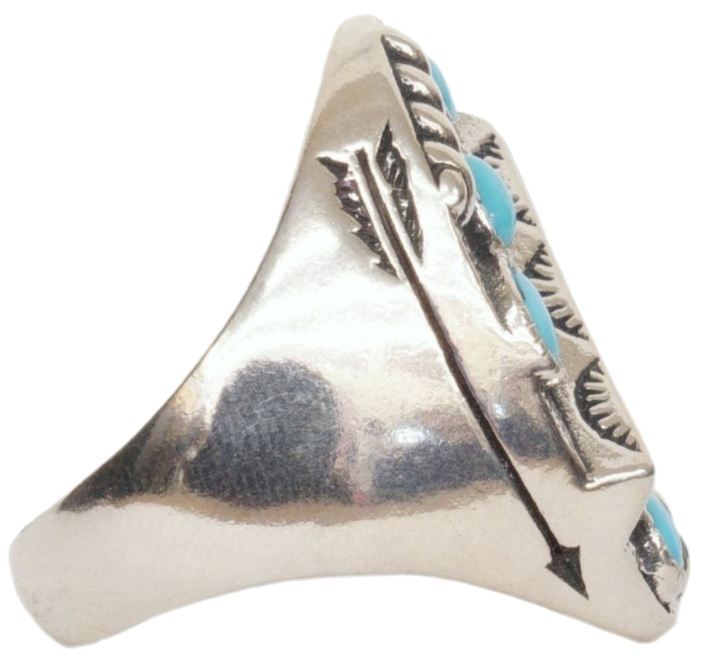 LHN Jewelry(륨 奨꡼) ϥɥᥤ С x    ͥƥ Southwestern Turquoise Ring Silver