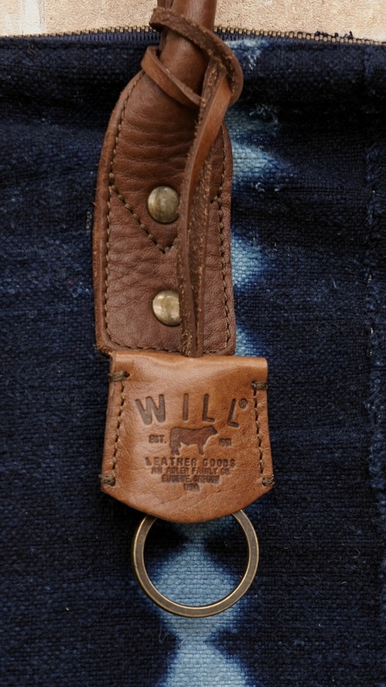 (Will Leather Goods) ������ �쥶�����å� ���եꥫ�� ����ǥ��� �ȡ��� �Хå� No.2 Indigo North South Tote