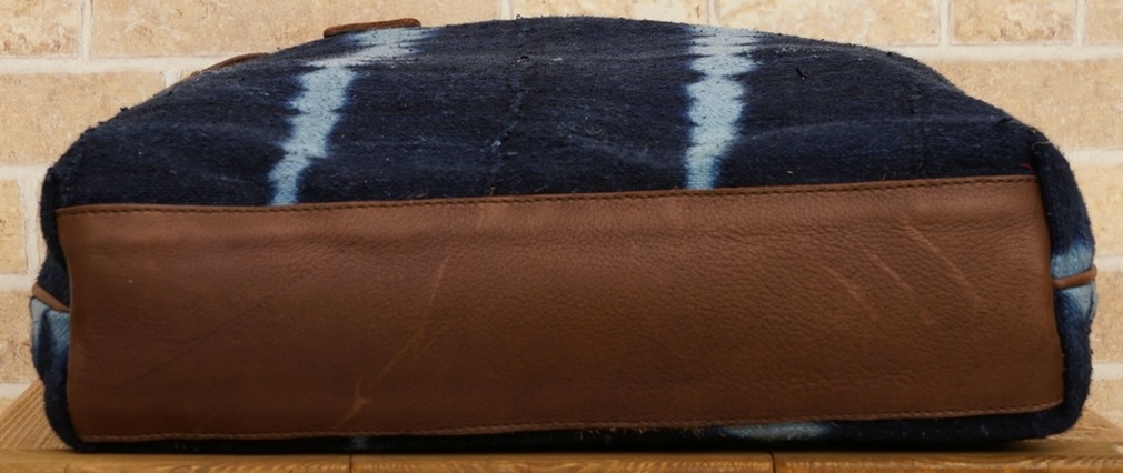 (Will Leather Goods) ������ �쥶�����å� ���եꥫ�� ����ǥ��� �ȡ��� �Хå� No.2 Indigo North South Tote