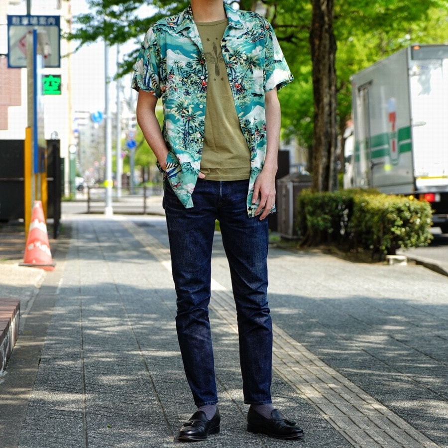 (���ե������) Ralph Lauren �ϥ磻���� �����ϥ���� ���������� ��� Hawaiian Shirt