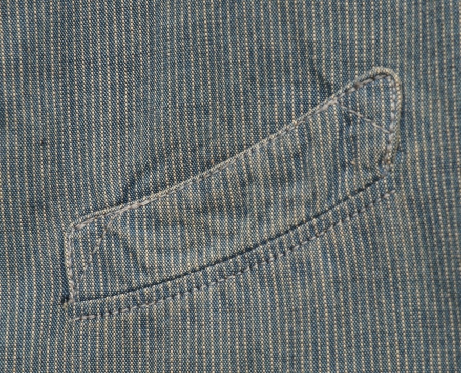 (���֥륢���륨��) RRL ����ǥ��� ���ȥ饤�� �� ���åȥ� �٥��� �������� ��� Indigo Striped Cotton Vest