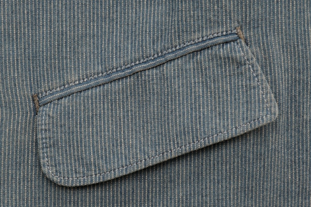 (���֥륢���륨��) RRL ����ǥ��� ���ȥ饤�� �� ���åȥ� �٥��� �������� ��� Indigo Striped Cotton Vest