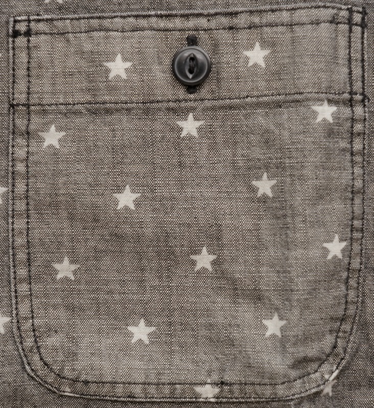 ���ե������ Denim&Supply �ǥ˥�����ץ饤 ���� Ⱦµ �������� ��� Star Work Shirt Gray