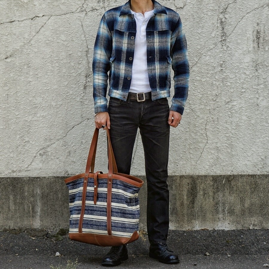 (���֥륢���륨��) RRL Murphy �����Х� �ȡ��� �������� ����ǥ��� ��� �Хå� Indigo Canvas Tote