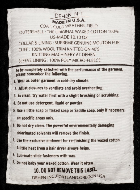 Dehen 1920(�ǡ��إ�) N-1 �ǥå� ���㥱�å� �֥�å� ��� Black ����ꥫ�� Deck Jacket