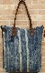 (Will Leather Goods) ������ �쥶�����å� ���եꥫ�� ����ǥ��� �ȡ��� �Хå� No.3 ���ƥå� Indigo North South Tote