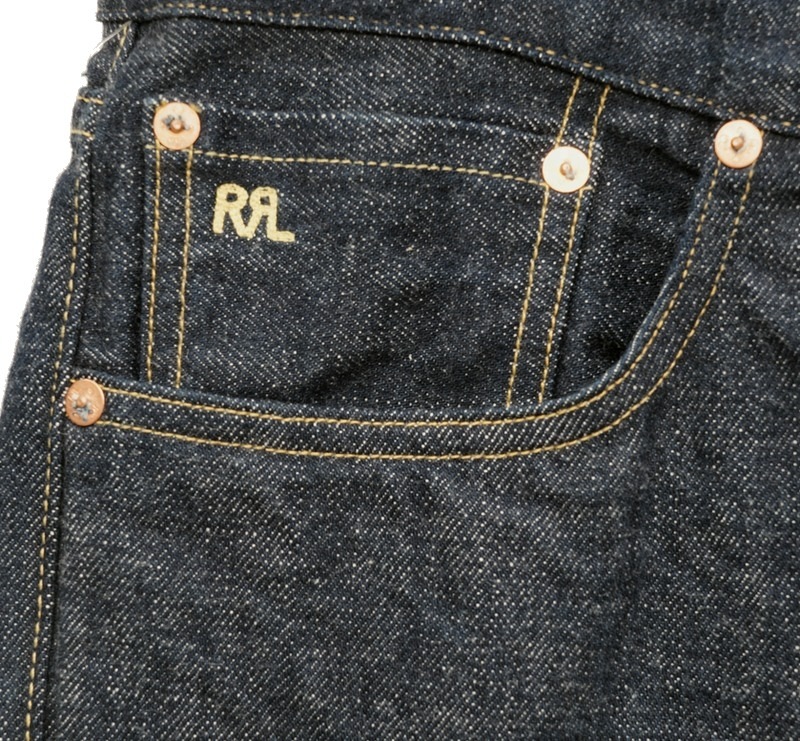 (���֥륢���륨��) RRL �����ʥ��� ������ ��󥹥����å��� ������ �������ǥ˥���� ��� Slim Narrow Gleencast Selvedge Jean