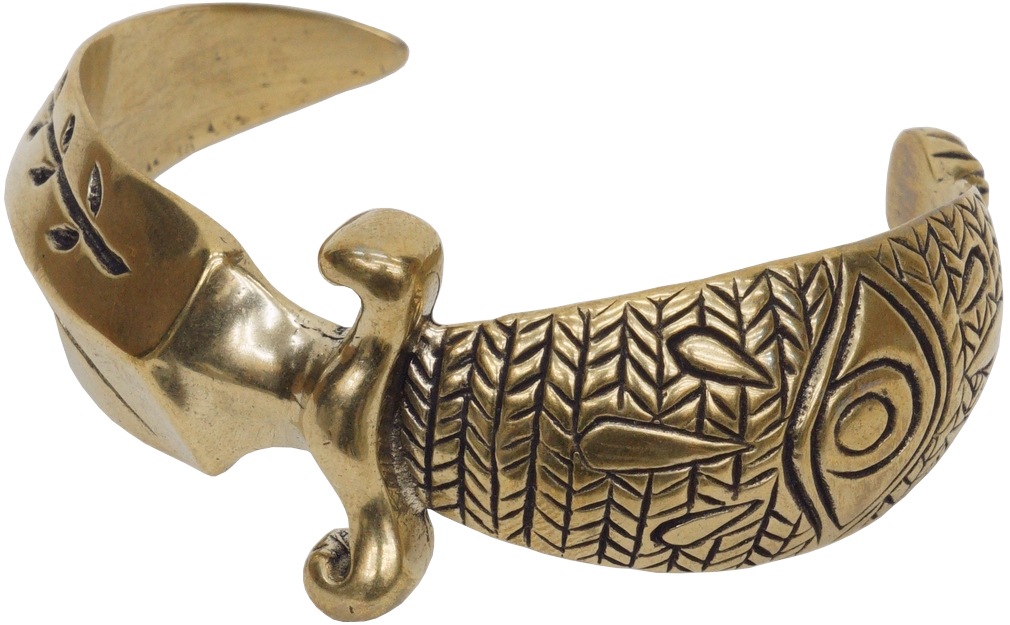 LHN Jewelry(륨 奨꡼) ƹ ϥɥᥤ  û Х󥰥 ֥쥹å   Dagger Cuff Brass