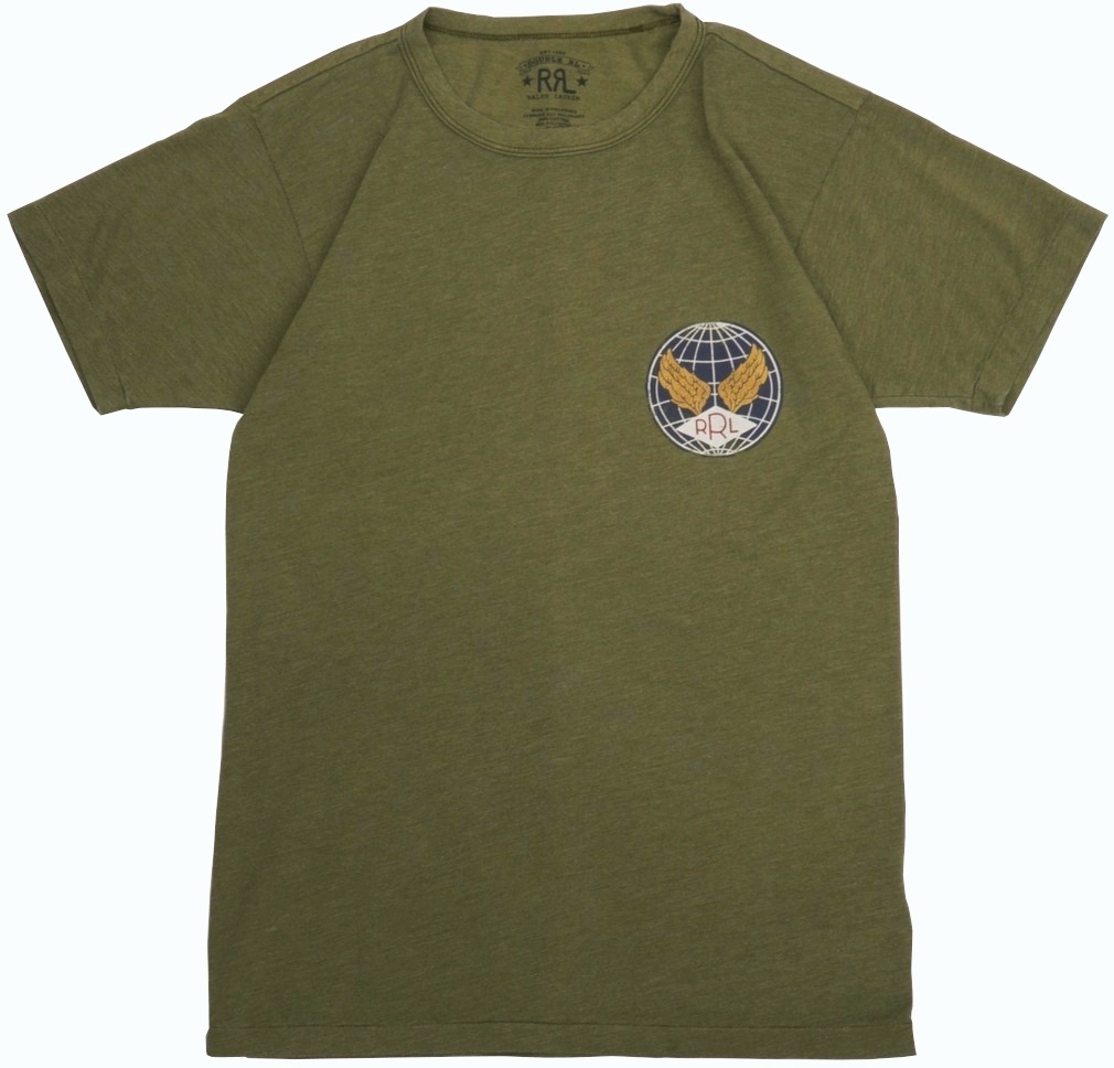 (֥륢륨) RRL åȥ 㡼 Хåץ T ꡼  Graphic Tshirt Olive