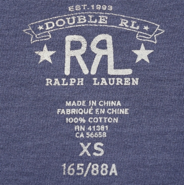 (֥륢륨) RRL 롼ͥå ԥ ɽ  å ͥӡ Crewneck Tshirt Navy