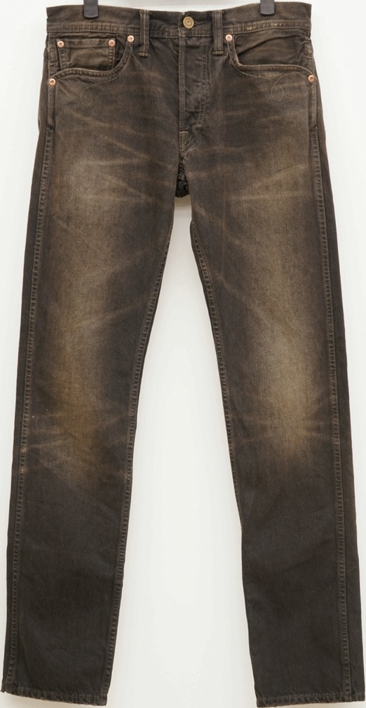 ダブルアールエル）RRL スリムフィット Erie Wash セルビッジ ジーンズ 