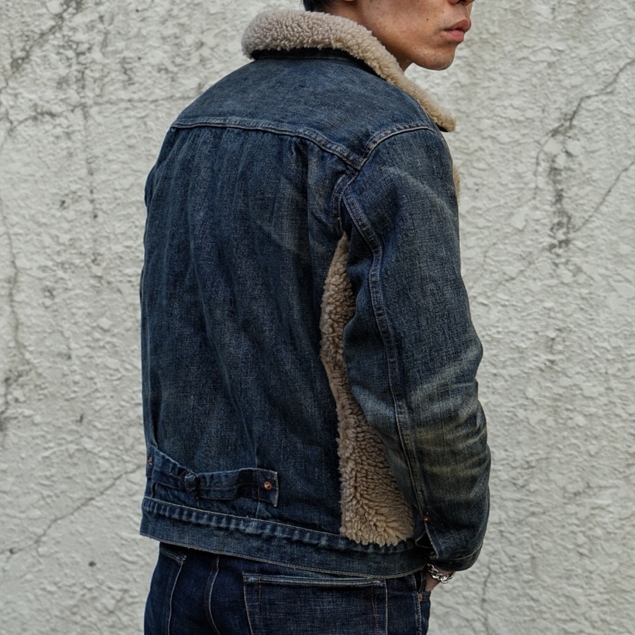 (֥륢륨) RRL ե꡼ ѥͥ ǥ˥ ꥺ꡼ 㥱å  Denim Grizzly Jacket