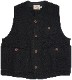 Dehen 1920(�ǡ��إ�) ������ �桼�ƥ���ƥ� �٥��� �֥�å� ��� Knit Utility Vest Black