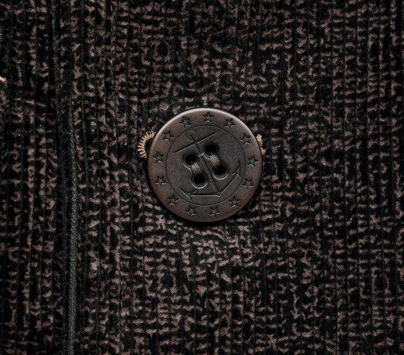 (֥륢륨) RRL Wolston ǥ ԡ 㥱å  ֥饦 Corduroy Peacoat