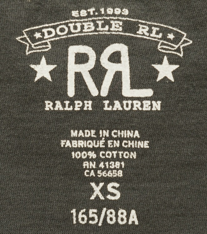 (֥륢륨) RRL 롼ͥå ԥ ɽ  եǥ ֥å Crewneck Tshirt Faded Black